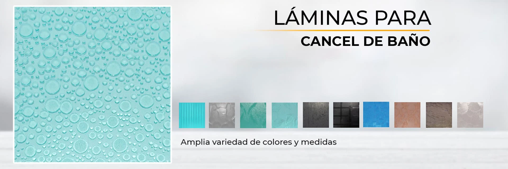 laminas para cancel de baño