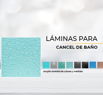 laminas para cancel de baño